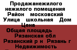 Продажанежилого  нежилого помещения › Район ­ московский › Улица ­ школьная › Дом ­ 1 › Цена ­ 15 500 000 › Общая площадь ­ 564 - Рязанская обл., Рязанский р-н, Рязань г. Недвижимость » Помещения продажа   